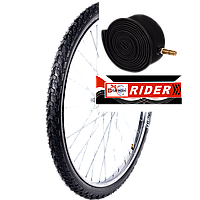 Покрышка 24”+камера 24” (комплект= одна шина 1.95 и одна камера 24x1.75/2.125) RIDER