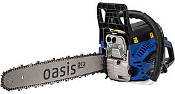 Бензиновая цепная пила Oasis GS-5218 Pro, двигатель 52 куб.см, 2,6 кВт / 3,5 л.с., 18"/45 см, .325", 1,5 мм,