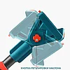 Высоторез садовый аккумуляторный Stohf (штанга 2.5 м, цепная пила шина 15 см, секатор, 2 АКБ 2 Ач), фото 2