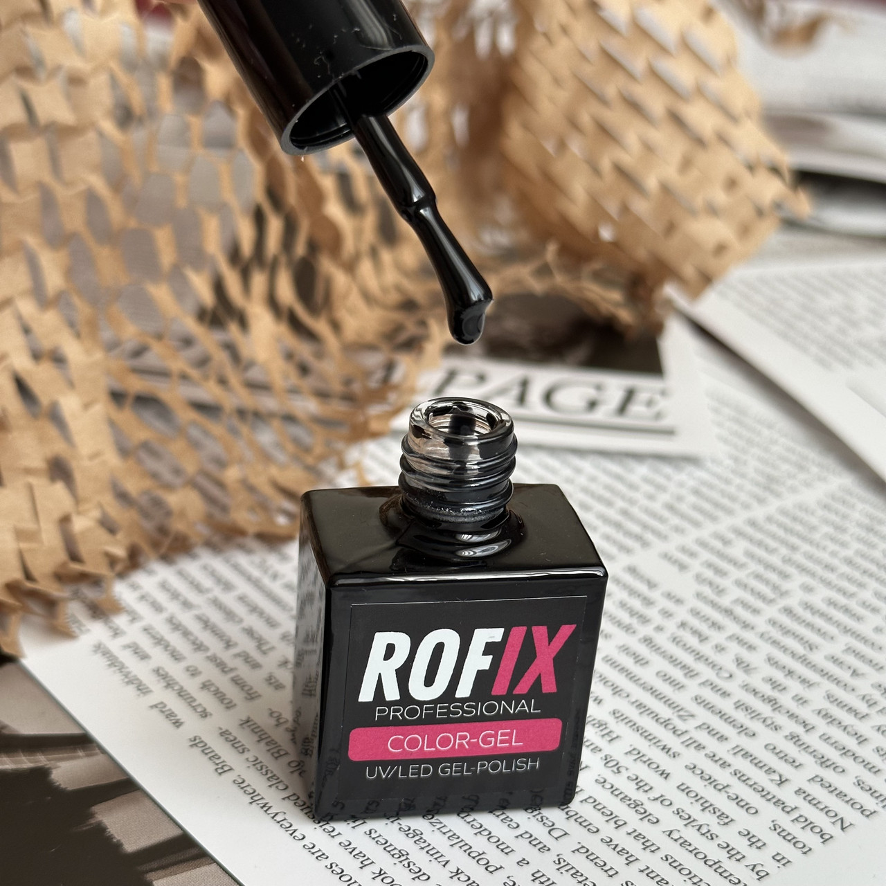 Гель-лак Rofix S20 черный, 10 гр