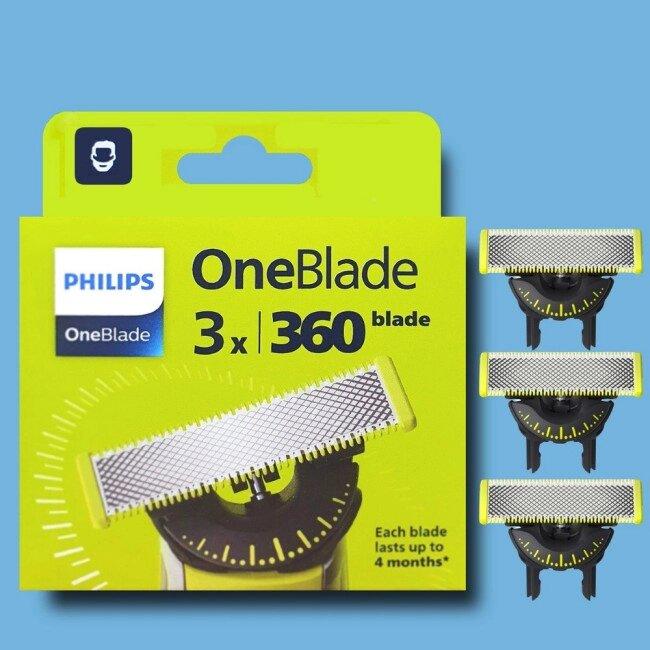 Сменное лезвие Philips OneBlade 360 QP430/50 (3 шт)