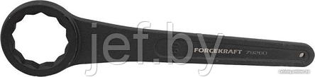 Ключ накидной ударный односторонний удлиненный 60мм FORCEKRAFT FK-79260, фото 2