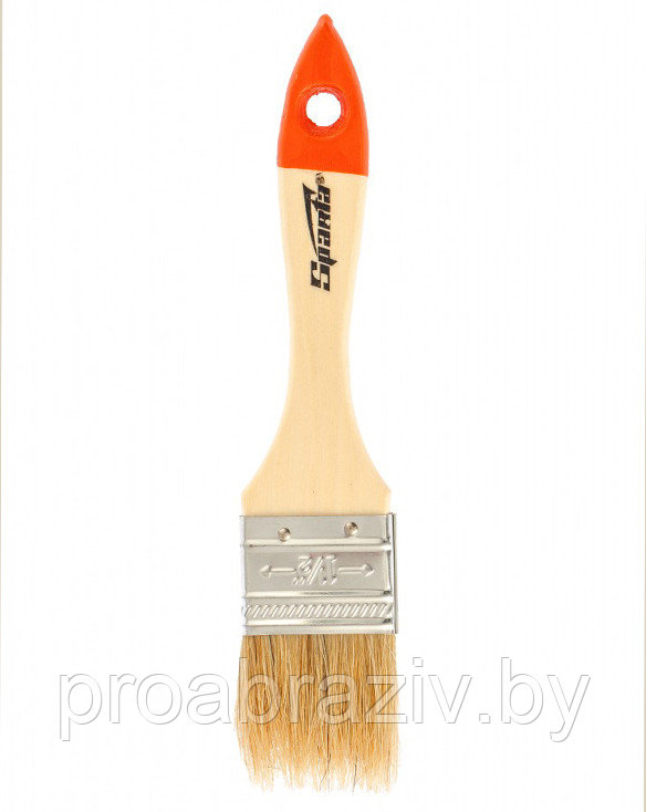 Кисть плоская Slimline 1.5" (38 мм) Sparta натуральная щетина деревянная ручка