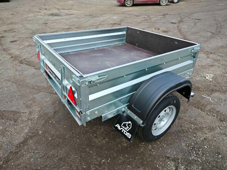 Прицеп Avtos А15М1В (1500*1300*300 ресс. AL-KO (R13) Без тента)