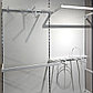 GLPR 38/1200 Штанга из прямоуг. трубы 30х15мм, дистанционная, белый муар, фото 2