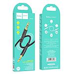 Кабель AUX Hoco UPA24 jack (M) - jack(M) 3.5mm (1.0 м) нейлон черный
