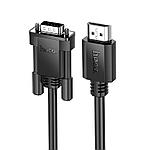 Кабель HDMI - VGA Hoco US12, 2м Черный