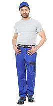 Костюм СИРИУС-ПРЕСТИЖ куртка, брюки, васильковый с синим, фото 3