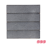 Клинкер фасадный серебристый "Эльфюс" 0,71NF поверхность винтаж, фото 2