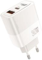 AKSBERRY (6900286940011) T46 30W PD/QC3.0 + кабель Type c, белый