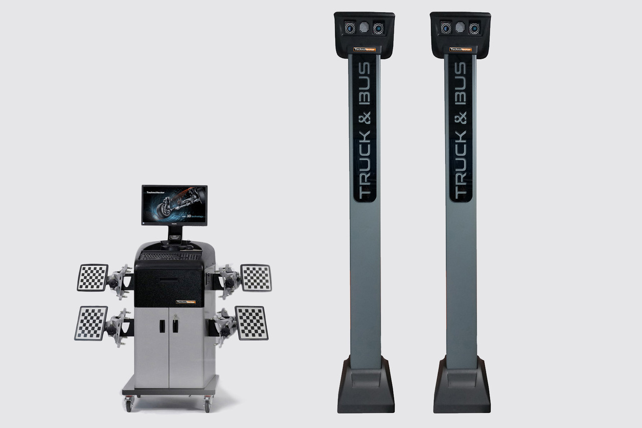 ООО "Технокар" Стенд сход-развал 3D для грузовиков, до 6-ти осей одновременно ТехноВектор 7 Truck T 7204 HTS6