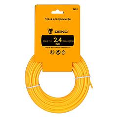 Леска для триммера (2,4 мм, 15 м; круглая) DEKO TL24