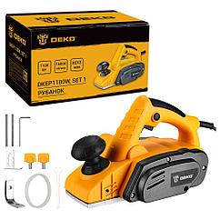 Рубанок DEKO DKEP1100W SET1