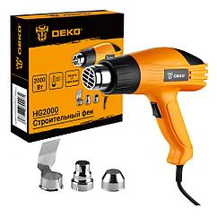 Фен строительный (термовоздуходувка) DEKO HG2000