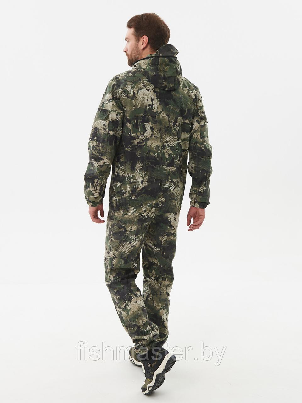 Костюм летний HUNTSMAN Стрелок Антимоскит цв.Зеленый питон тк Сорочка Смесовая