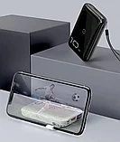 Внешний аккумулятор с беспроводной зарядкой Baseus Mini S Bracket 10W 10000mAh 18W Чёрный, фото 3