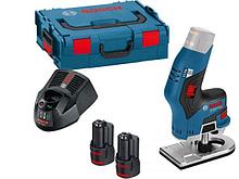 Аккум. фрезер кромочный BOSCH GKF 12V-8 L-BOXX