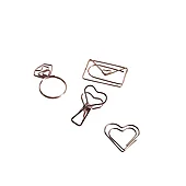 Прищепки декоративные "Love", металлические, 25 шт