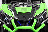 Детский электромобиль RiverToys K777KK LUX 4WD (зелёный) Buggy Полноприводный, двухместный, фото 6