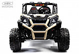 Детский электромобиль RiverToys K777KK LUX 4WD (кремовый) Buggy Полноприводный, двухместный, фото 2