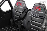 Детский электромобиль RiverToys K777KK LUX 4WD (розовый) Buggy Полноприводный, двухместный, фото 4