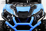 Детский электромобиль RiverToys K777KK LUX 4WD (синий) Buggy Полноприводный, двухместный, фото 2