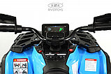 Детский электроквадроцикл RiverToys Y888YY BRP Can-Am Outlander (синий) Двухместный. Полноприводный., фото 2