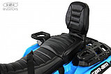 Детский электроквадроцикл RiverToys Y888YY BRP Can-Am Outlander (синий) Двухместный. Полноприводный., фото 3