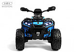 Детский электроквадроцикл RiverToys Y888YY BRP Can-Am Outlander (синий) Двухместный. Полноприводный., фото 4