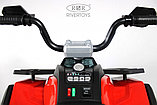 Детский электроквадроцикл RiverToys К001АМ 4WD (красный) Полноприводный, фото 4