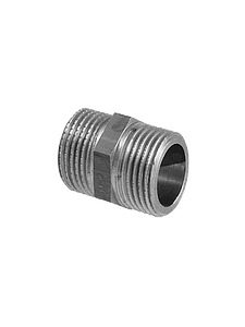 Фитинг TDM Brass ниппель (никель) 1″ 108SN01
