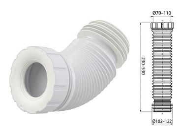 Фитинг Alcaplast Гибкая подводка для выпуска унитаза A97SN