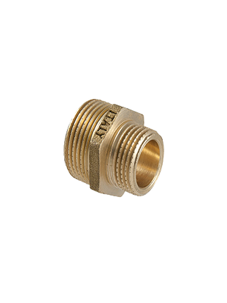 Фитинг TDM Brass ниппель переходной 3/8″ x 1/4″ 112S3814, фото 2