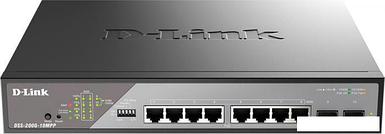 Управляемый коммутатор 2-го уровня D-Link DSS-200G-10MPP/A1A
