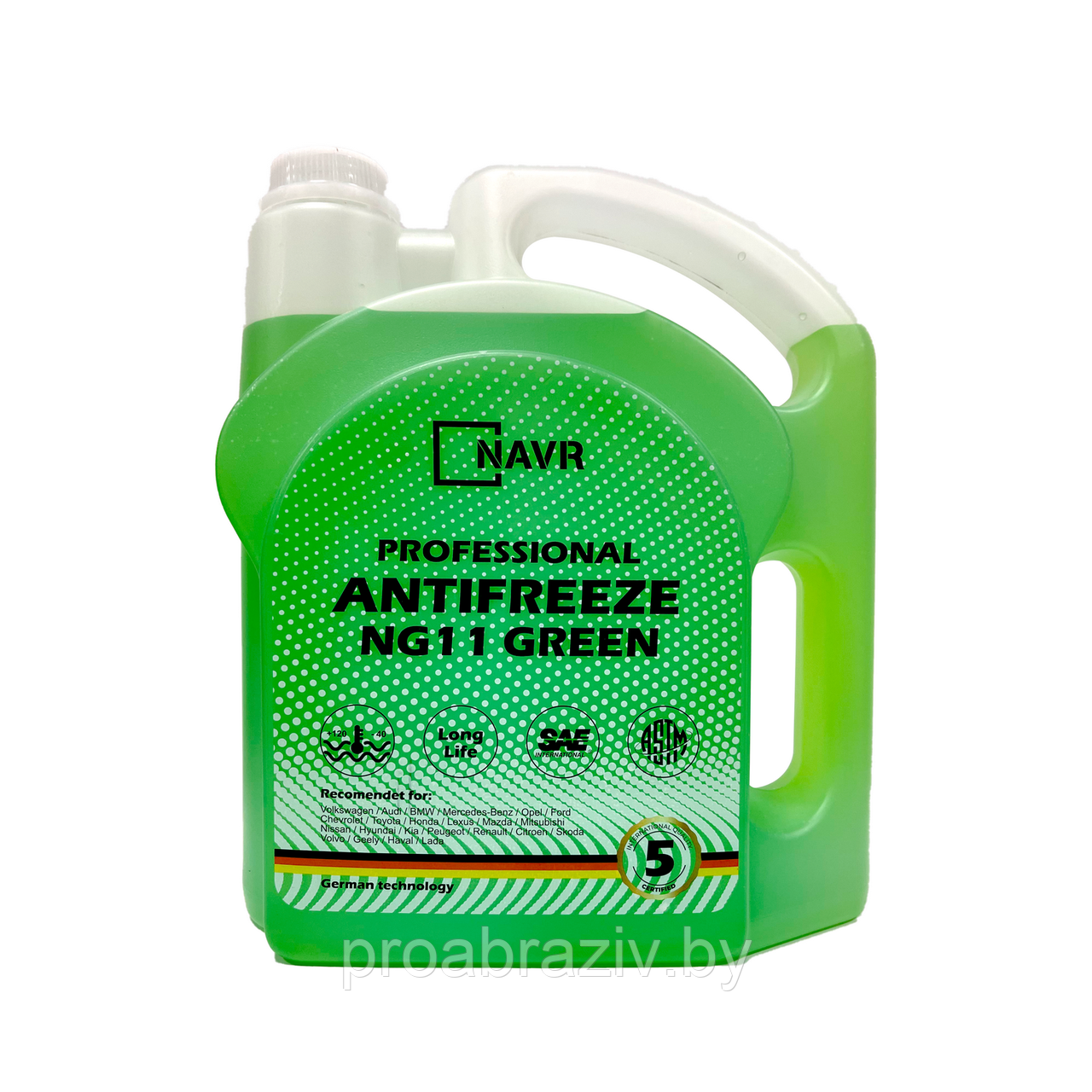 Антифриз "NAVR NG11 GREEN" 4,2/5 кг
