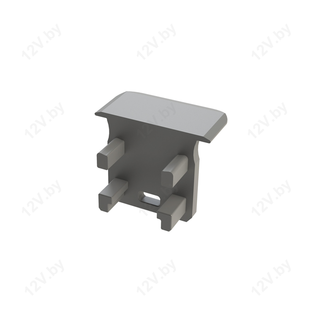 Заглушка для профиля LM-G Серая (Пластик)