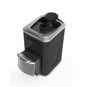 Печь для бани TMF Гейзер Мини 2016 Carbon ДН ЗК ТО антрацит, фото 2