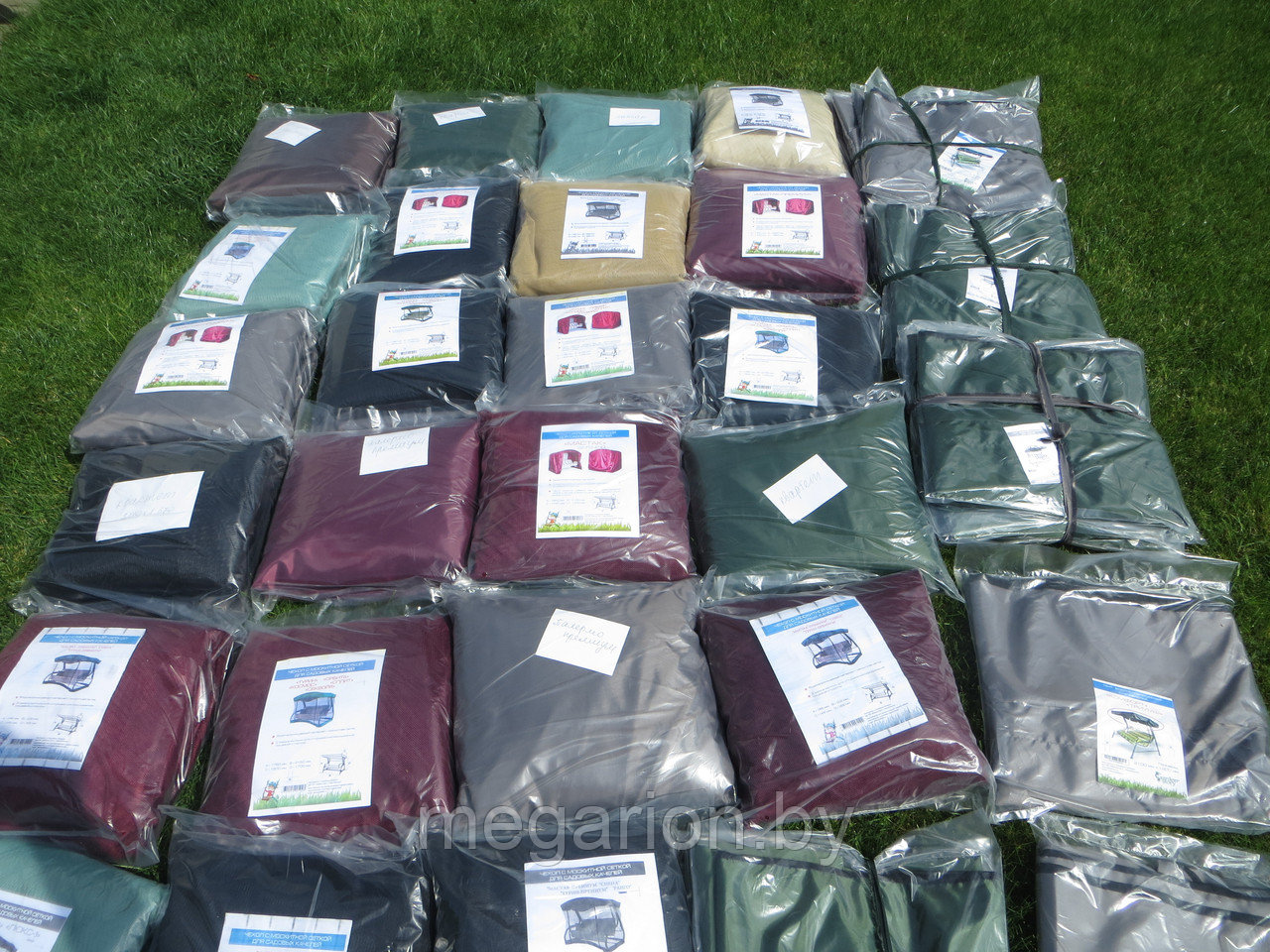 Тент крыша с противомоскитной сеткой для садовых качелей Olsa Новара