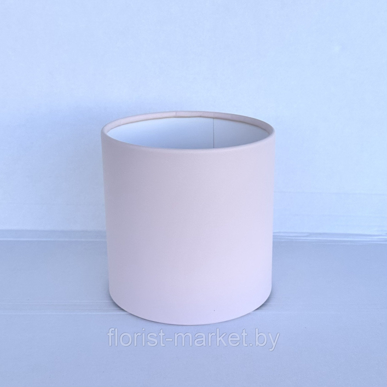 Коробка шляпная, D12/H12 см, светло-розовый