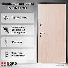 Входные теплые двери NORD 70