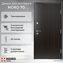 Входные теплые двери NORD 70