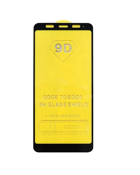 Защитное стекло для Xiaomi Redmi Note 5 черный (5D-9D с полной проклейкой)