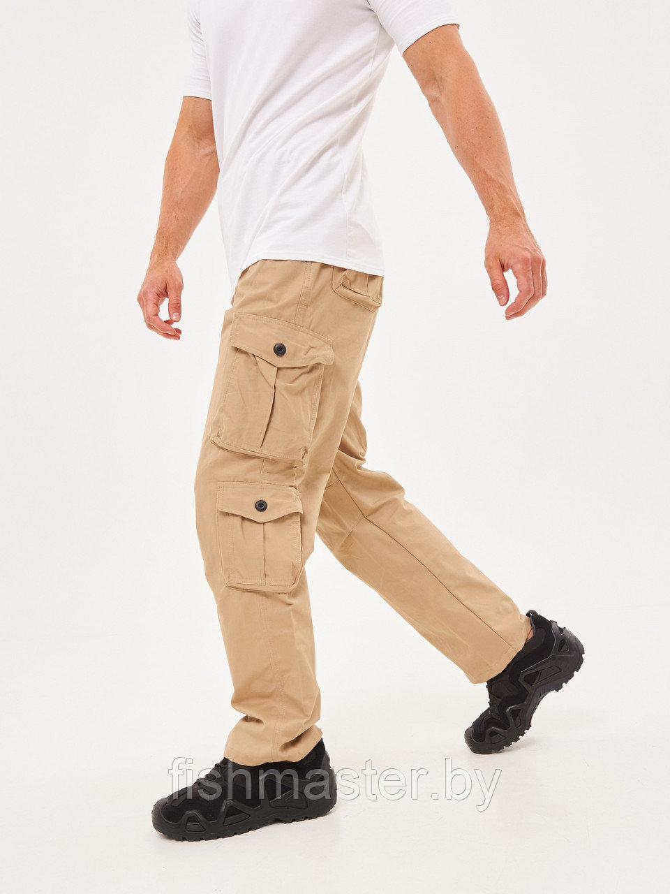Брюки летние HUNTSMAN Крафт цв.Песок тк.Cotton