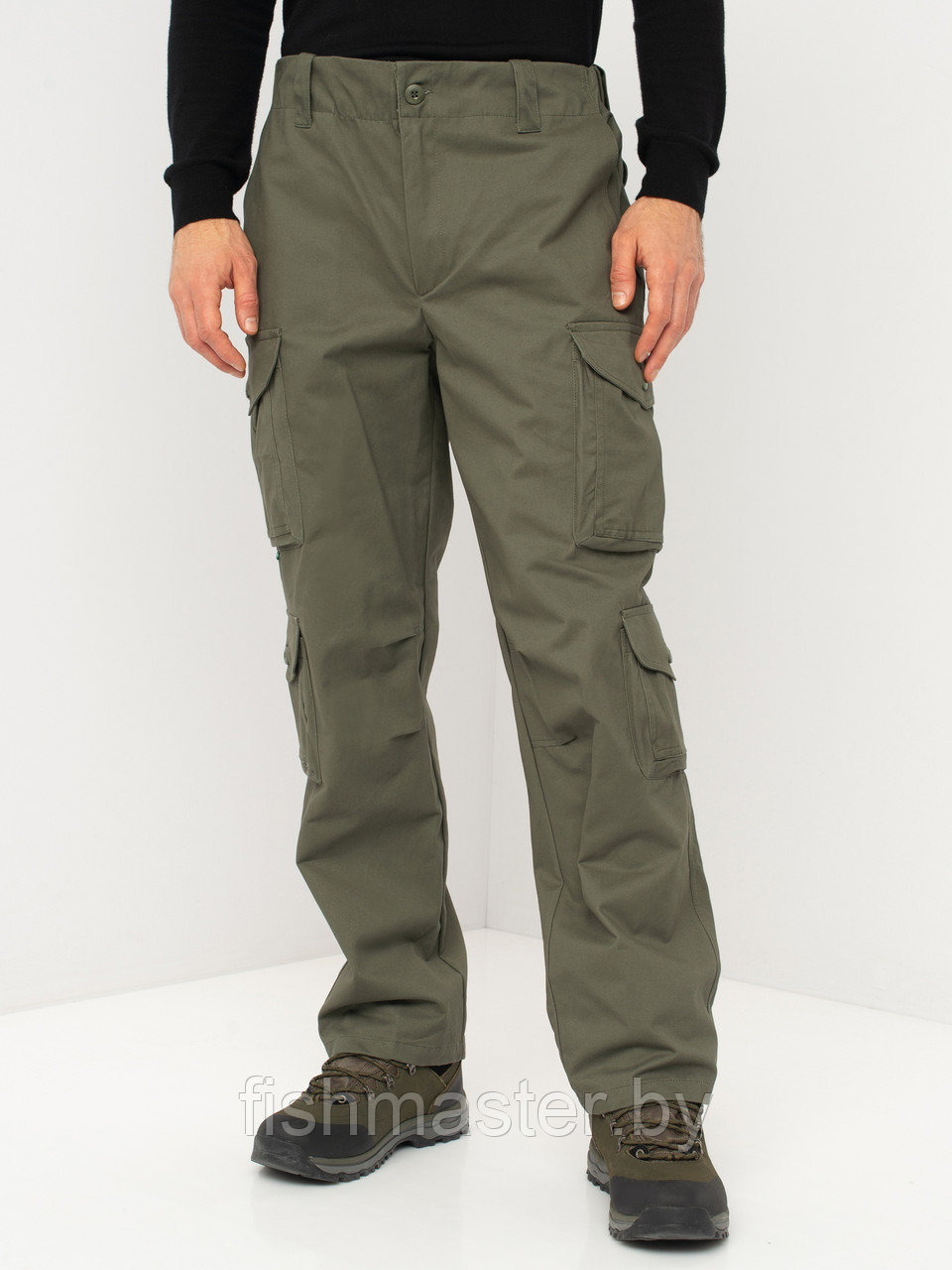 Брюки летние HUNTSMAN Крафт цв.Хаки тк.Cotton