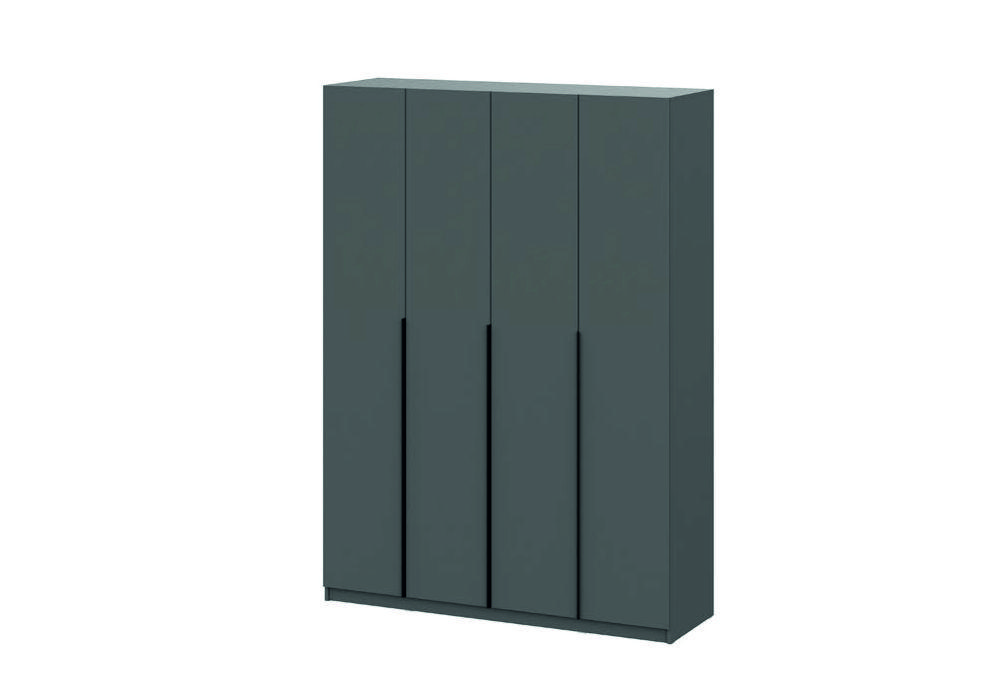 Шкаф NN Мебель ШК 5 (1600) Графит серый