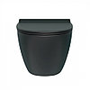 Унитаз подвесной Dasman Tornado Black безободковый с сиденьем Soft close, фарфор, фото 3
