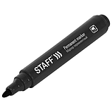 Маркер перманентный STAFF "Basic Budget PM-125", ЧЕРНЫЙ, круглый наконечник 3 мм, 152174, фото 4