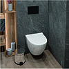 Унитаз подвесной Dasman Tornado безободковый с сиденьем Soft close, фарфор, фото 4