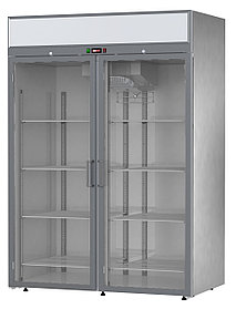 Шкаф холодильный V 1.0-GLd (c канапе) сталь нерж.