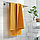 IKEA/  ВОГШЕН банное полотенце, золотисто-желтый, 70x140 см, фото 4